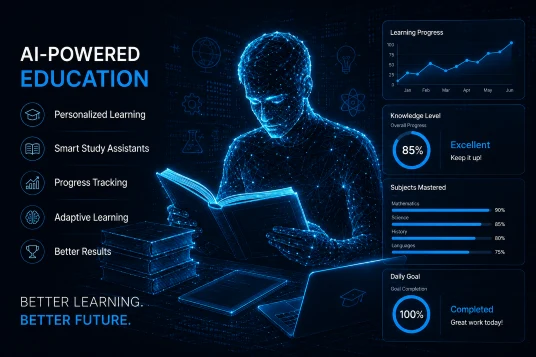 AI-powered education: personalized learning, progress tracking and mastered subjects