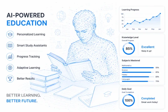 AI-powered education: personalized learning, progress tracking and mastered subjects